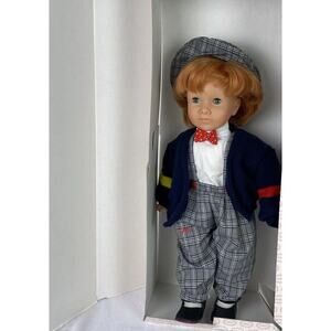 1991 Gotz Doll BRIAN By Christine Lepper-Heger Red Hair Blue Eyes Soft Standing